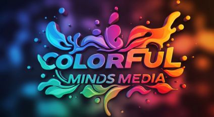 Colorful Minds Media Logo for header