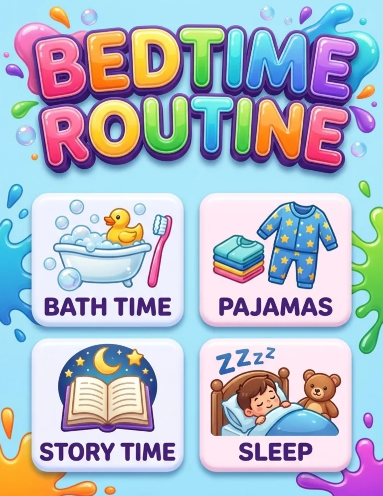 Toddler Bedtime Routine Checklist preview