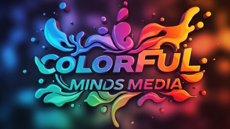 Colorful Minds Media logo, free printables and picture books for kids ages 3-8 about big feelings, bravery, and kindness