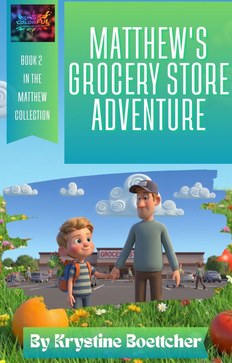 Matthew's Grocery Store Adventure store safety book cover ages 4-8
