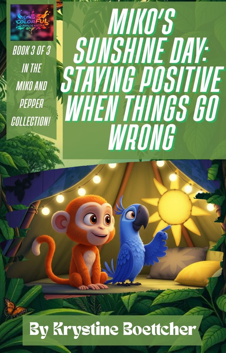 Miko's Sunshine Day resilience book cover ages 4-8