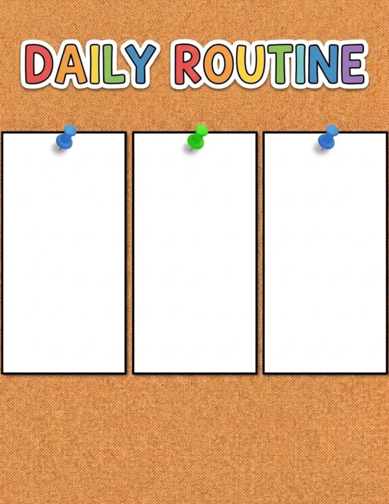 Daily Routine Blank Template preview